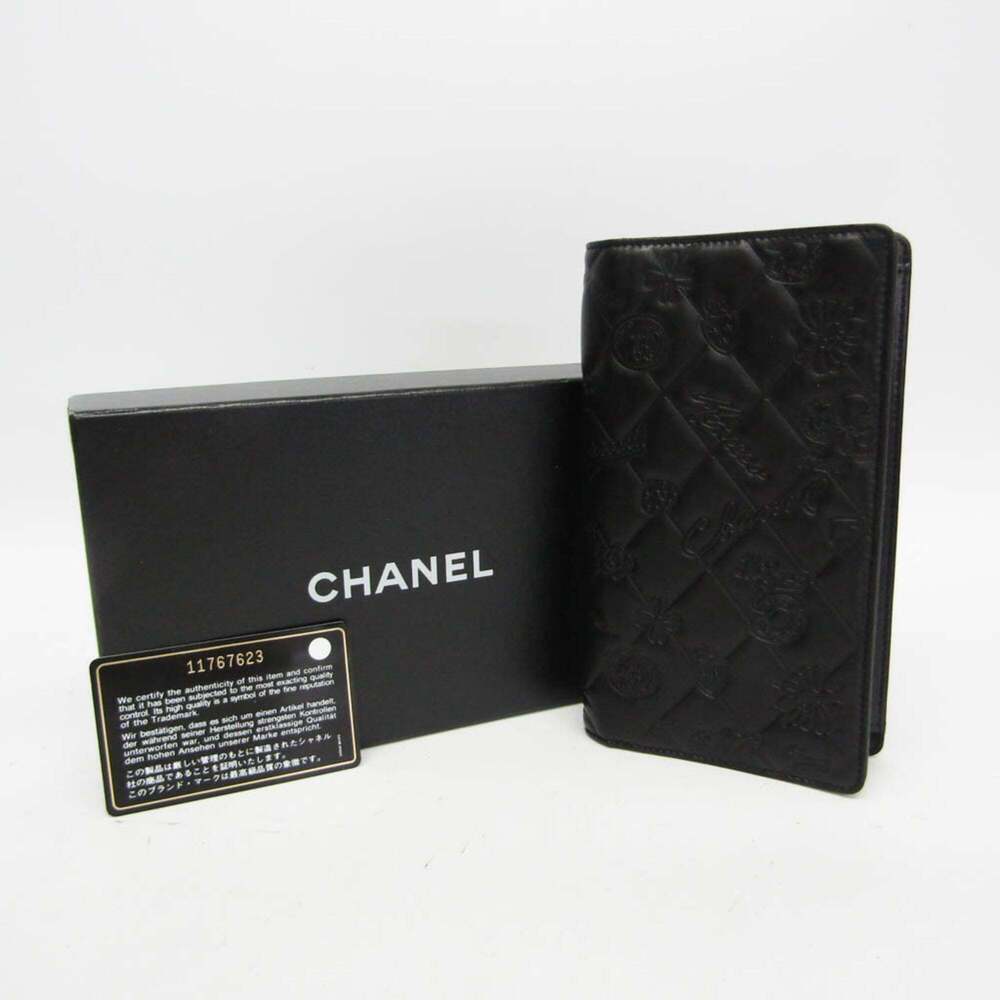 CHANEL Authentic Black Leather Wallet - Picture 2 of 15